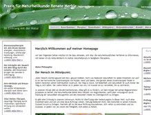 Tablet Screenshot of naturheilpraxis-merkle.com